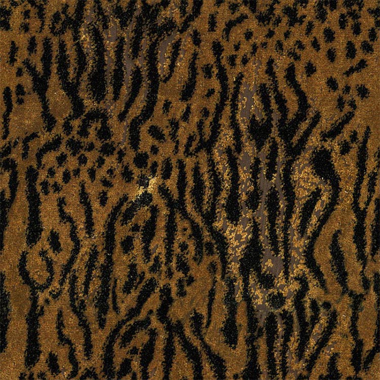 780gsm högkvalitativ tigerband Jacquard Cut Velvet Fabric